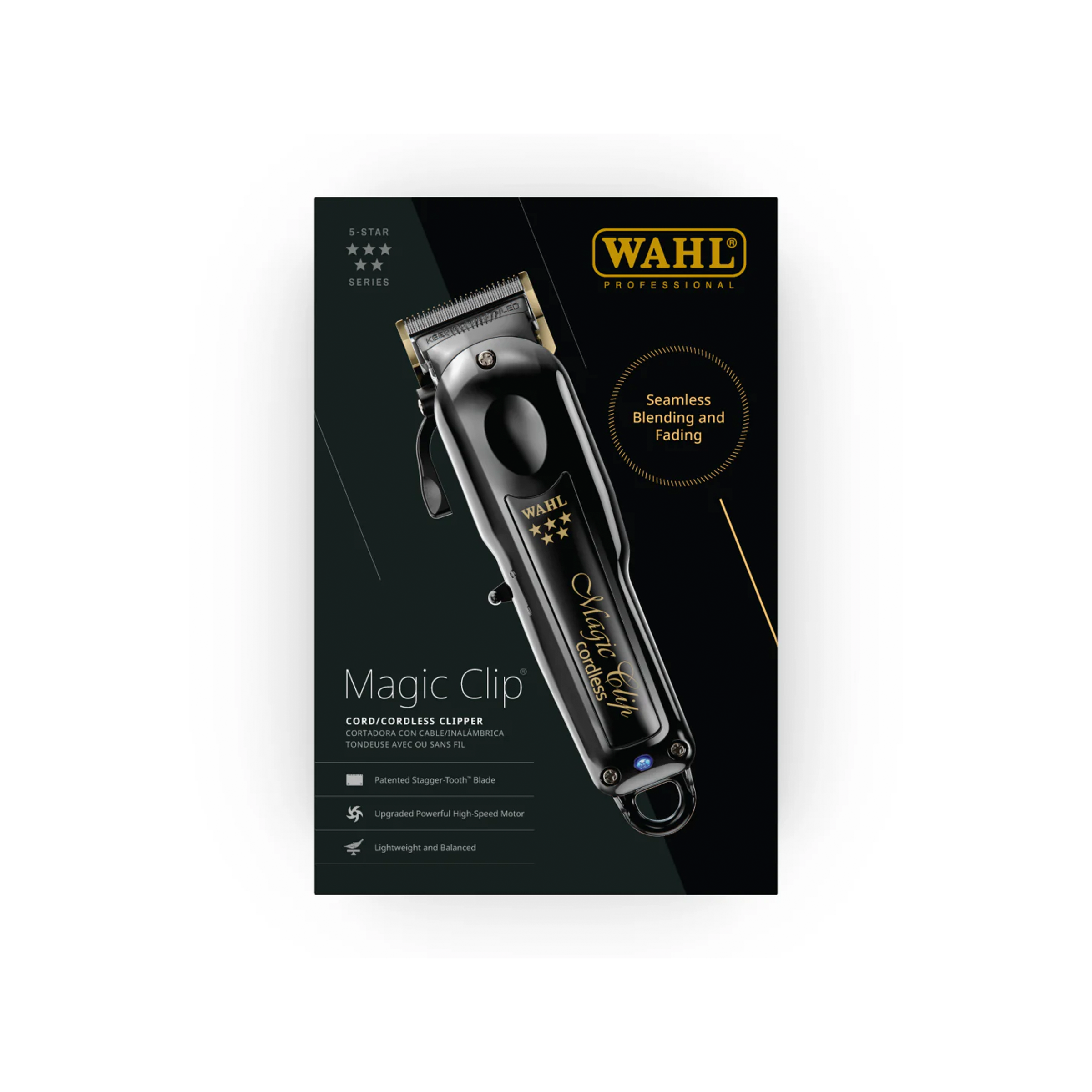 5 STAR BLACK CORD/CORDLESS MAGIC CLIP | Amazing Beauty Supplies