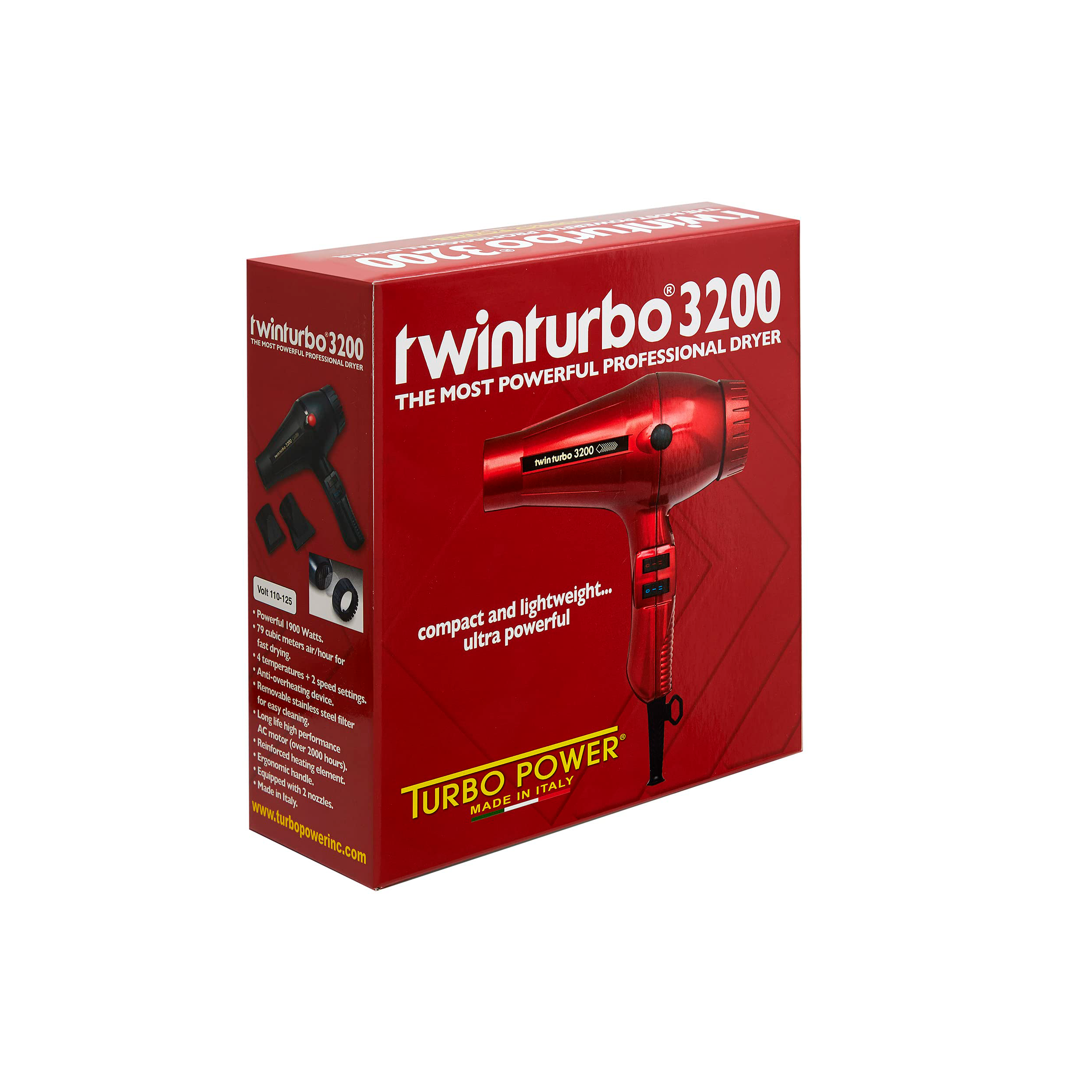 Turbo Power high quality Twin Turbo 3200 Hair Dryer